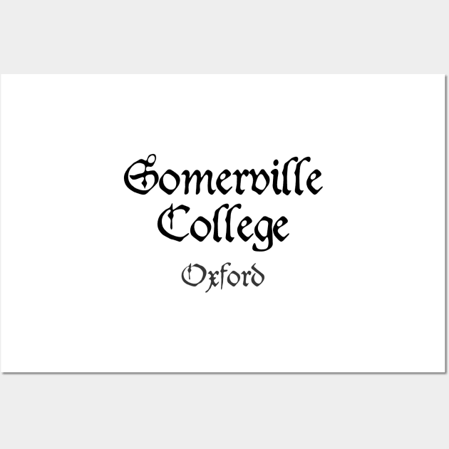 Oxford Somerville College Medieval University Wall Art by RetroGeek